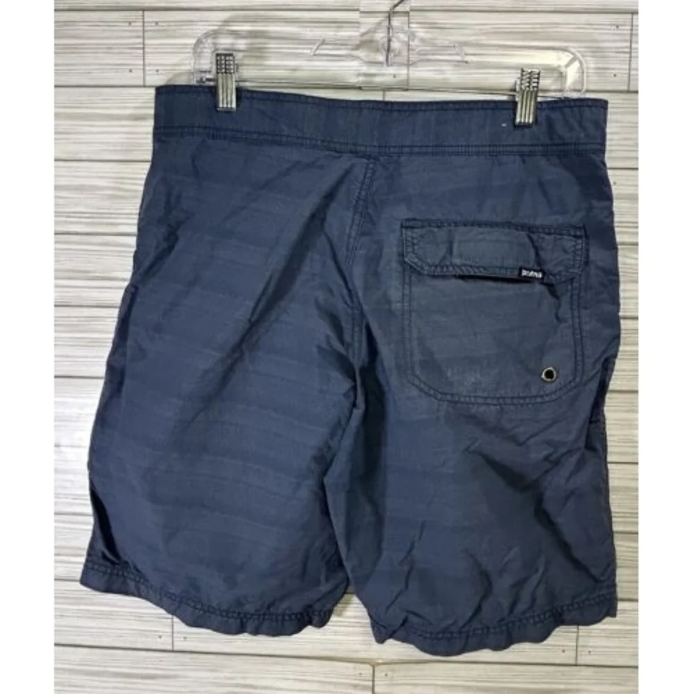 PrAna Bundle‎ Men's Size 33 El Porto Short Sea Green/Blue Swim Board Shorts